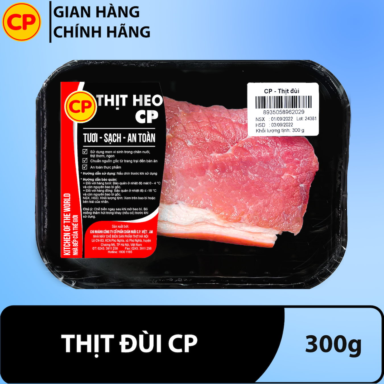 Thịt heo CP