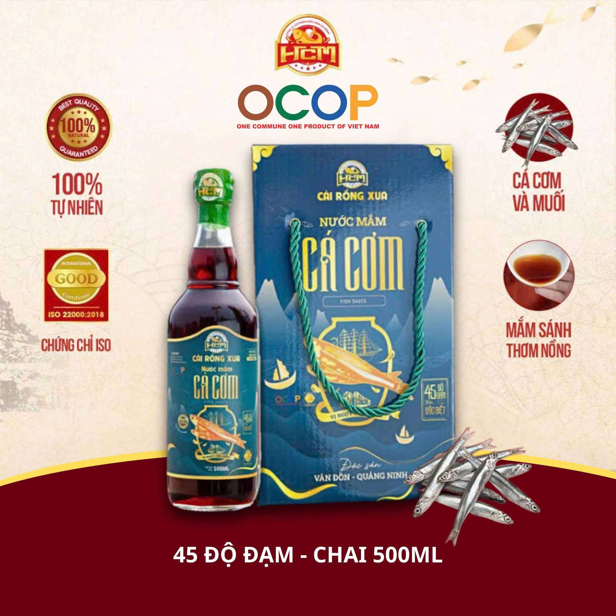 Nước Mắm Cá 45 Độ Đạm