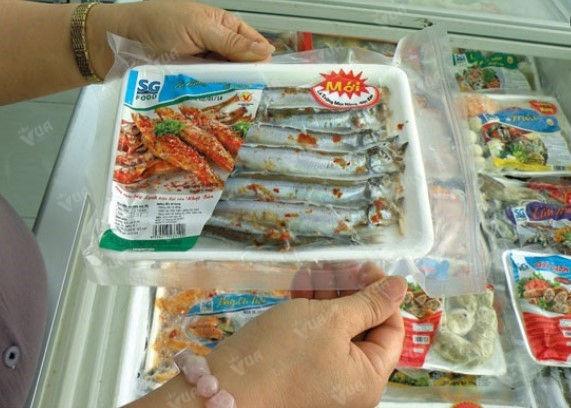buôn bán hải sản đông lạnh