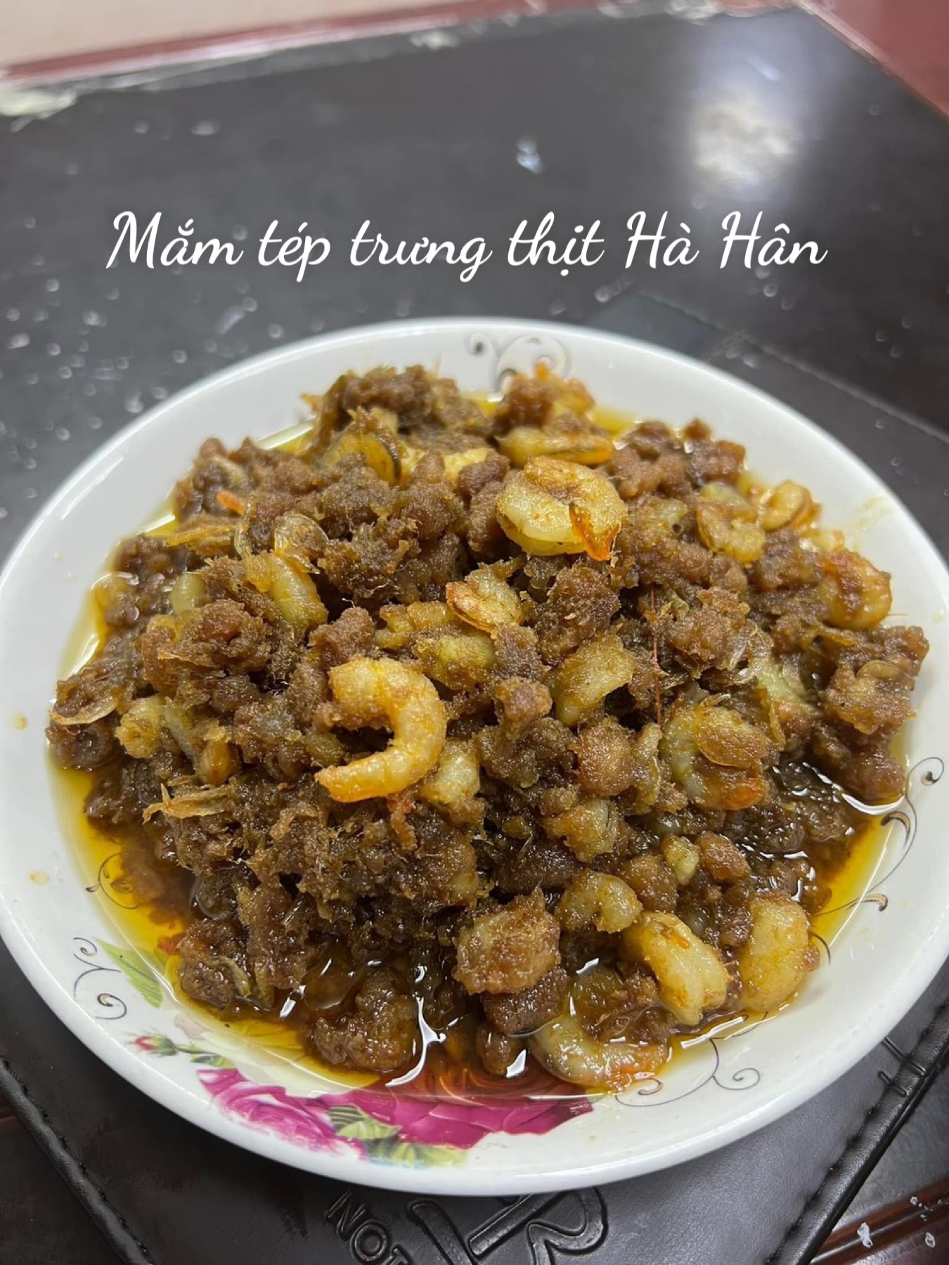 MẮM TÉP CHƯNG THỊT HÀ HÂN 500G