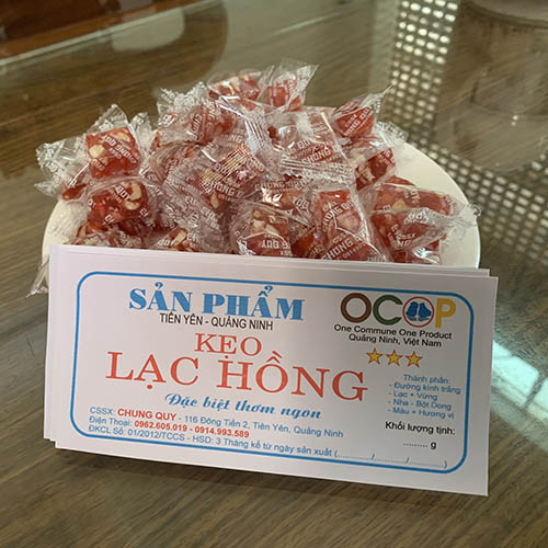 Kẹo lạc hồng